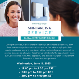 Skincare Is a Service Global Certification Course