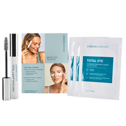 Bright Eye Delight Kit: Total Lash Mascara + Total Eye Hydrogel Treatment Masks